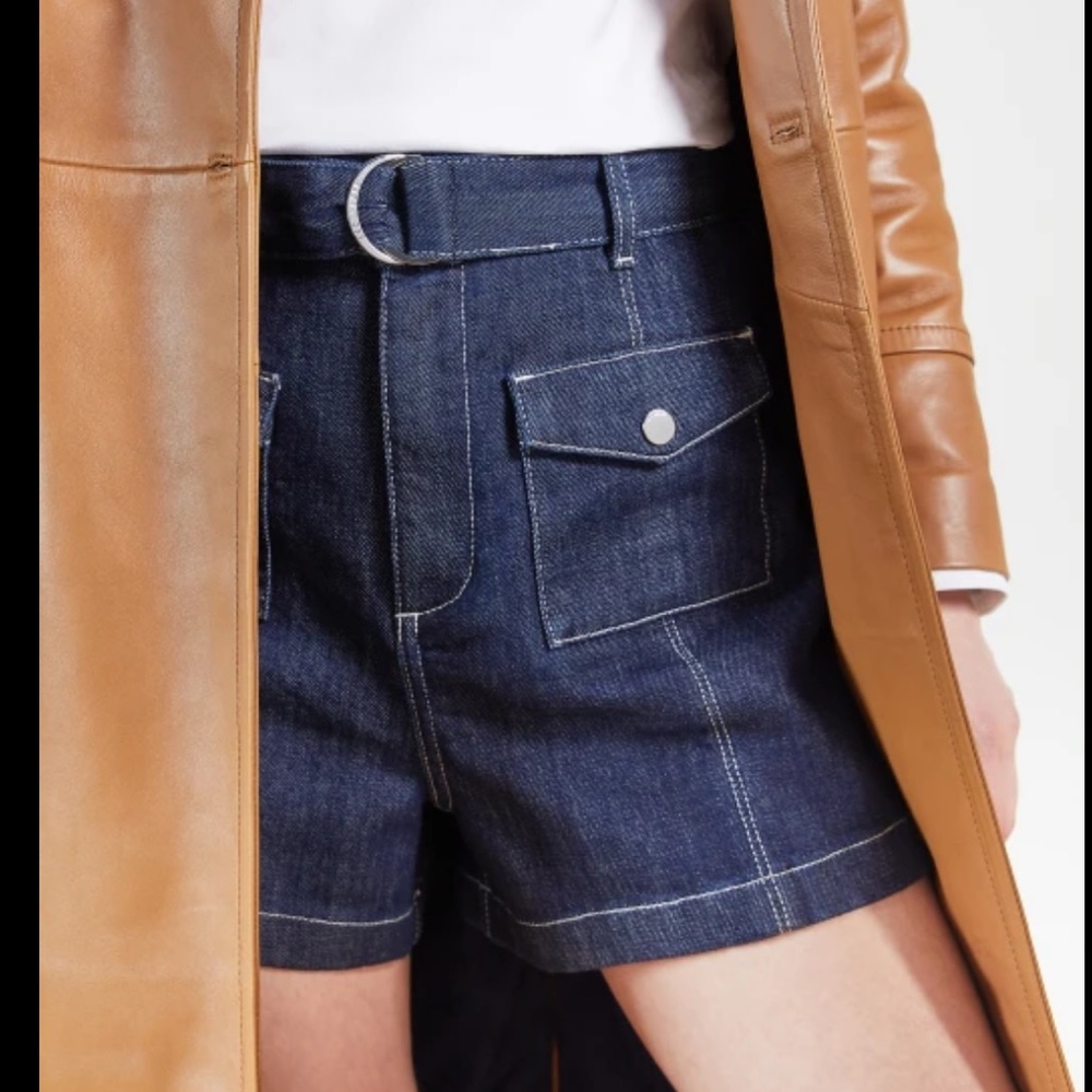 Ted Baker Shortan Belted Denim Shorts